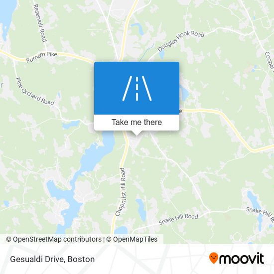Mapa de Gesualdi Drive