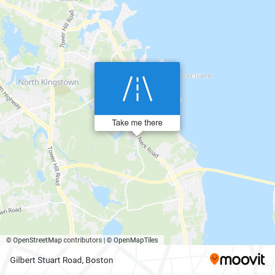 Mapa de Gilbert Stuart Road