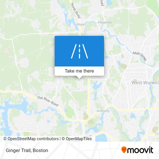 Ginger Trail map