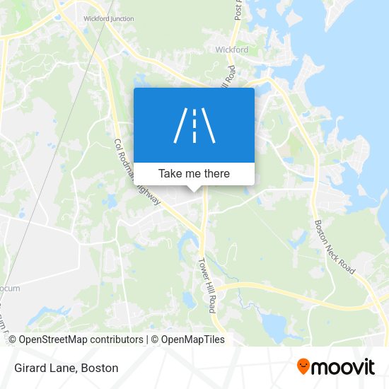 Mapa de Girard Lane