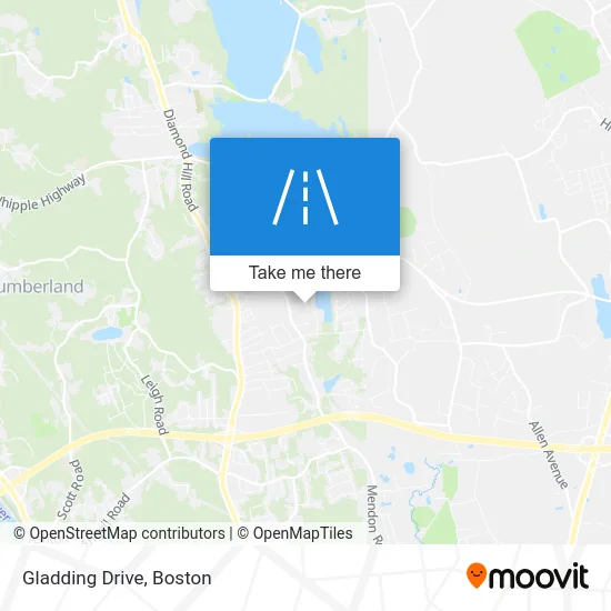 Gladding Drive map