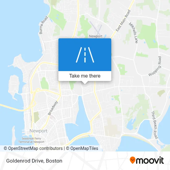 Goldenrod Drive map