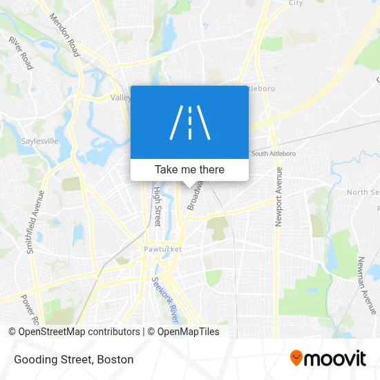 Gooding Street map