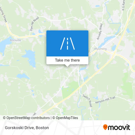 Gorskoski Drive map