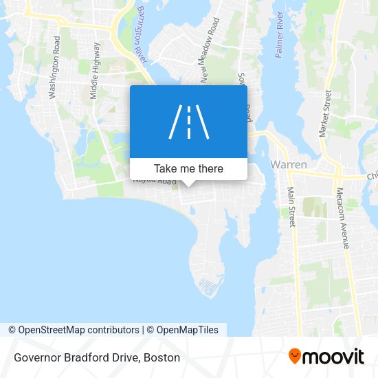 Mapa de Governor Bradford Drive
