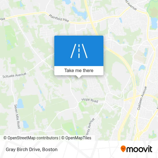 Gray Birch Drive map