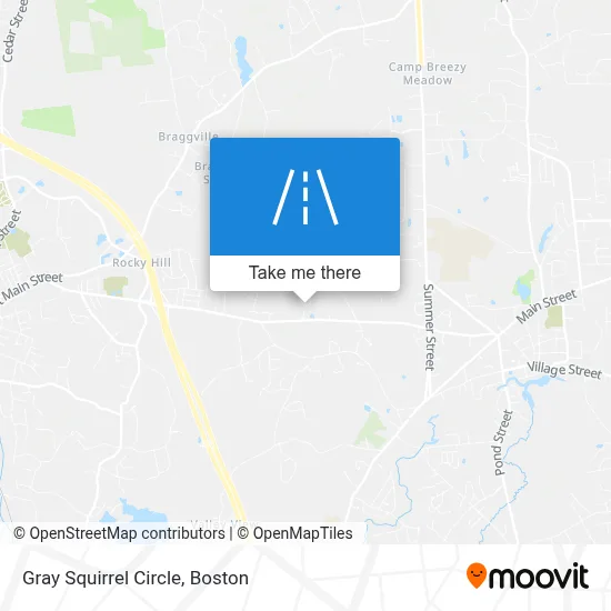 Gray Squirrel Circle map