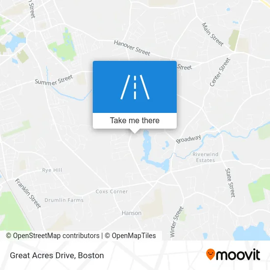 Great Acres Drive map