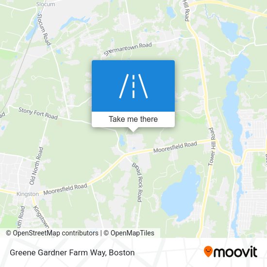 Greene Gardner Farm Way map