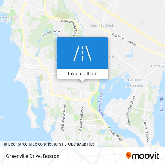 Mapa de Greenville Drive