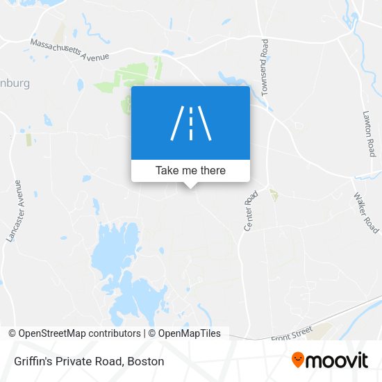Griffin's Private Road map