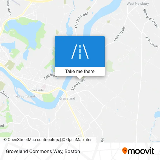 Groveland Commons Way map