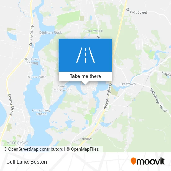 Gull Lane map