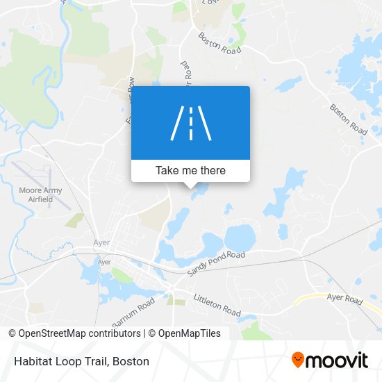 Mapa de Habitat Loop Trail