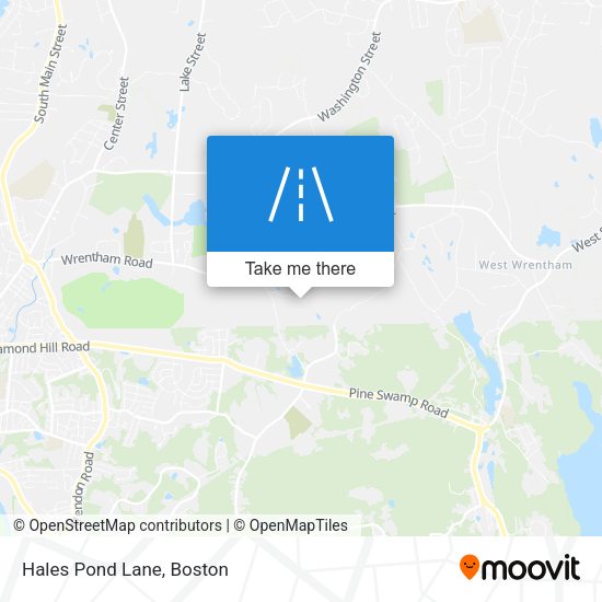 Mapa de Hales Pond Lane