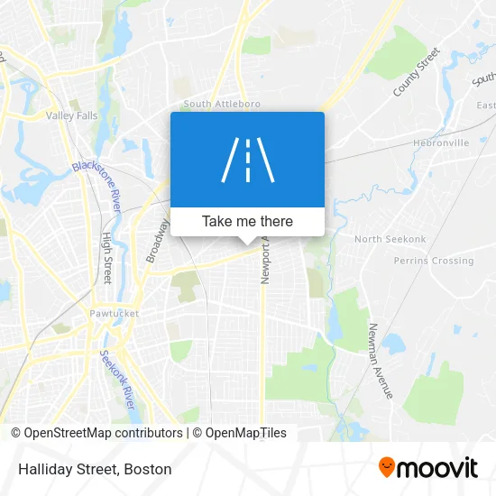 Halliday Street map