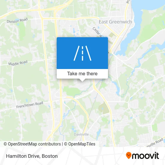 Hamilton Drive map