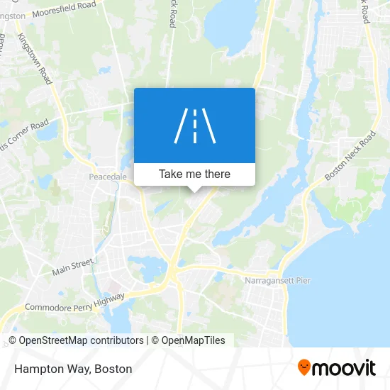 Hampton Way map