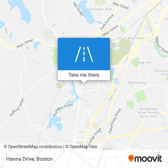Hanna Drive map