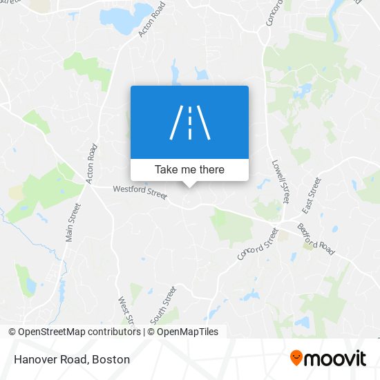 Mapa de Hanover Road