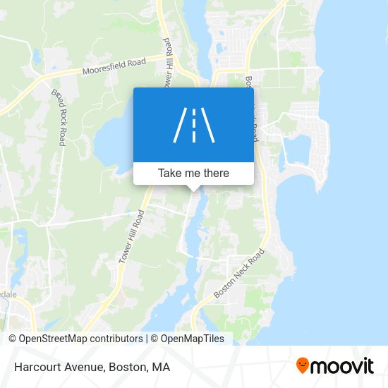 Mapa de Harcourt Avenue
