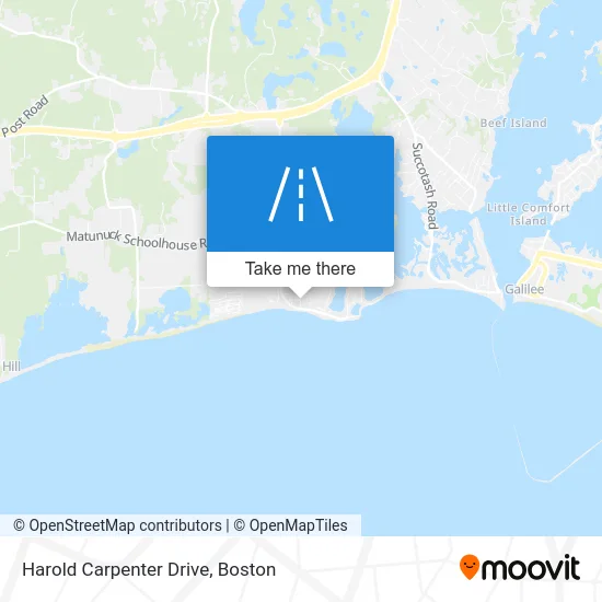 Harold Carpenter Drive map