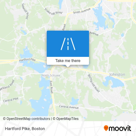 Hartford Pike map
