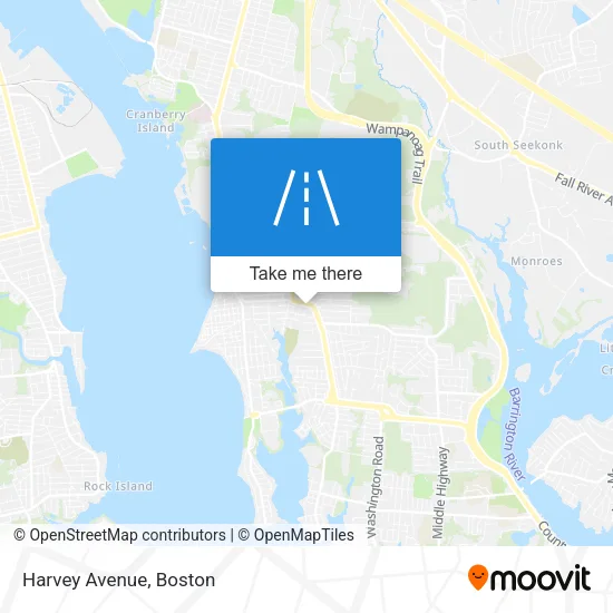 Harvey Avenue map