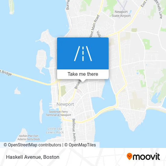 Haskell Avenue map