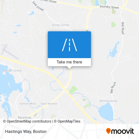 Mapa de Hastings Way