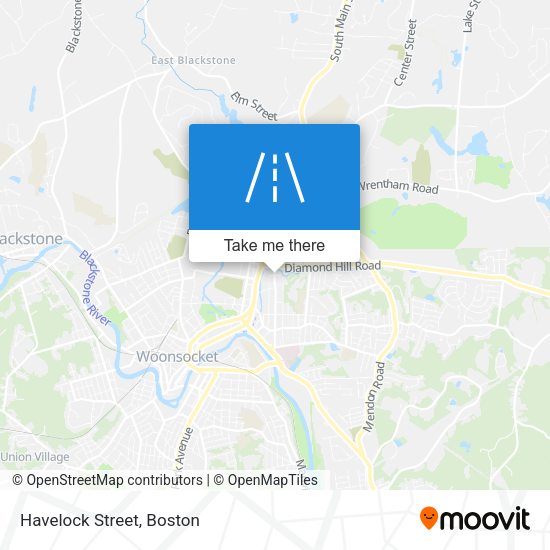 Mapa de Havelock Street