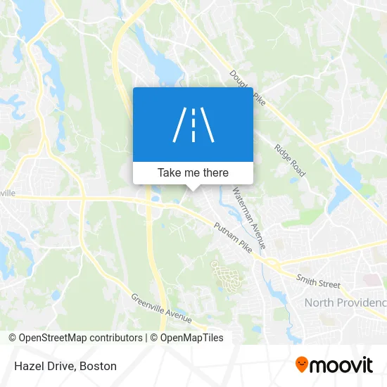 Hazel Drive map