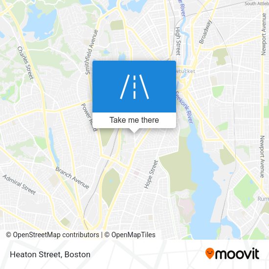 Mapa de Heaton Street