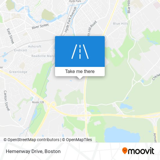 Hemenway Drive map