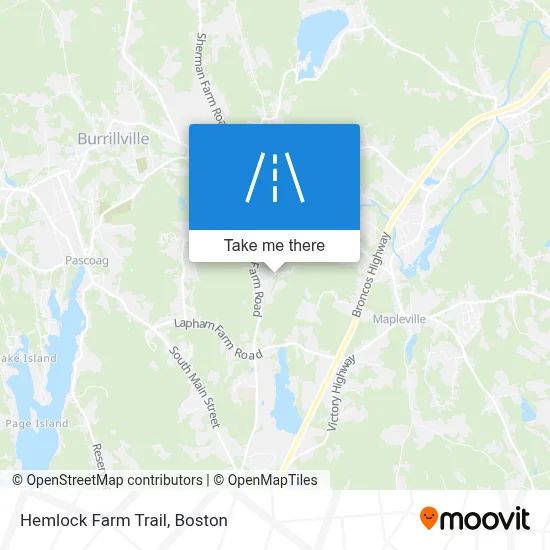 Hemlock Farm Trail map