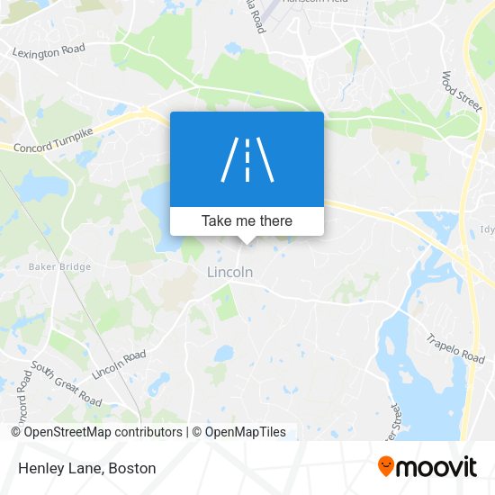 Mapa de Henley Lane