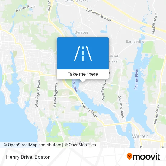 Henry Drive map