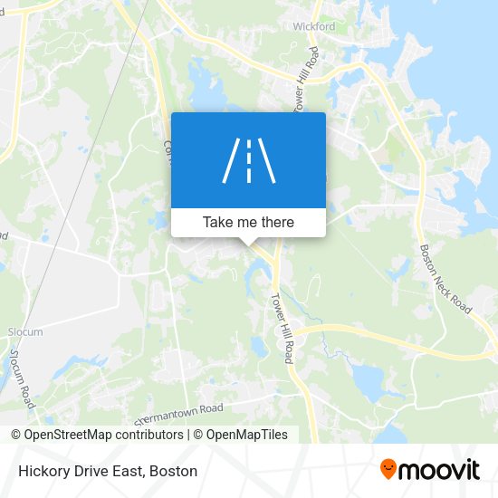 Mapa de Hickory Drive East