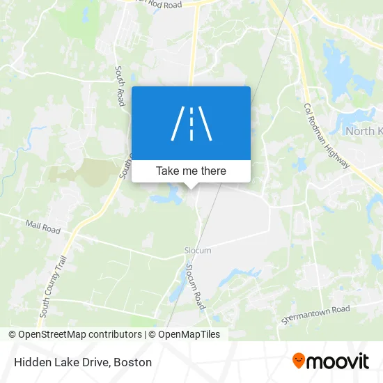 Hidden Lake Drive map