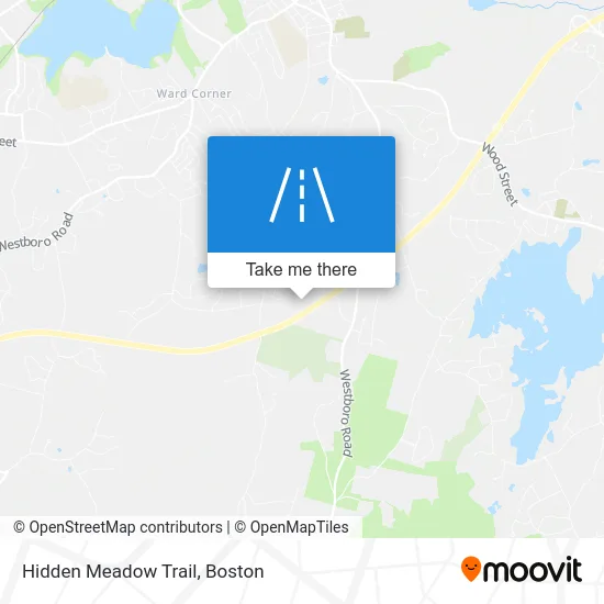 Hidden Meadow Trail map