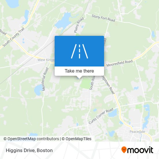 Higgins Drive map