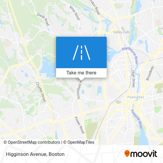 Mapa de Higginson Avenue