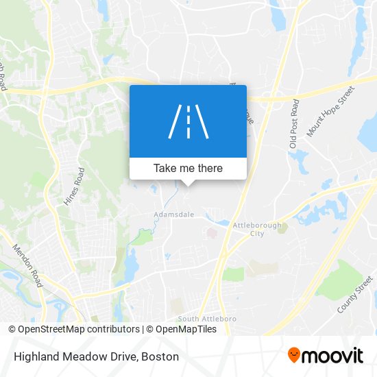 Mapa de Highland Meadow Drive