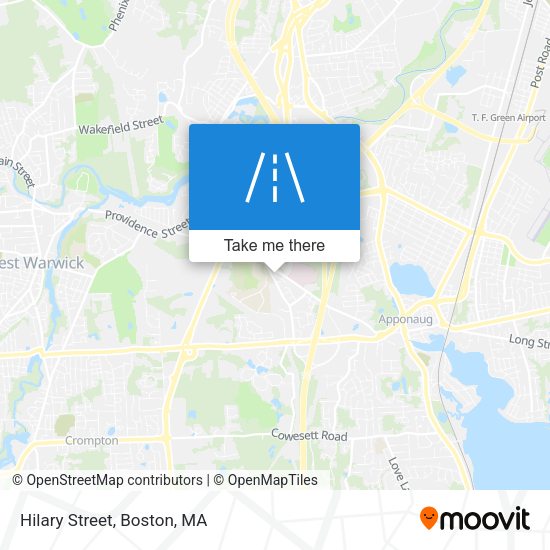 Mapa de Hilary Street