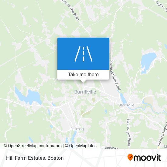 Mapa de Hill Farm Estates