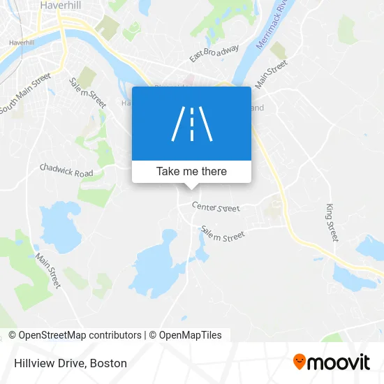 Hillview Drive map