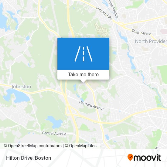 Mapa de Hilton Drive