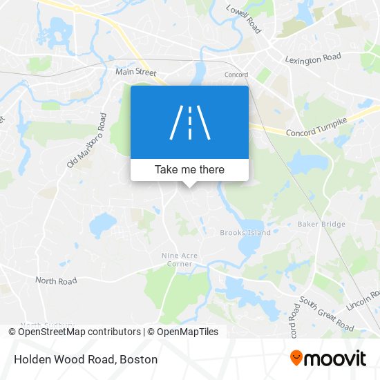 Mapa de Holden Wood Road