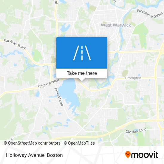 Mapa de Holloway Avenue