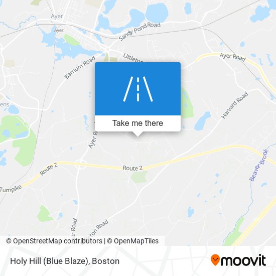 Holy Hill (Blue Blaze) map